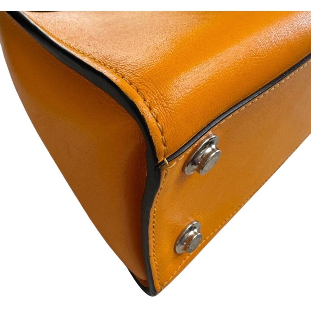 LOUIS VUITTON City Steamer MINI shoulder Handbag leather Orange EUC M42438 - Picture 10 of 16